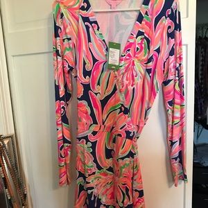 Lilly Pulitzer Tiki Wrap Romper